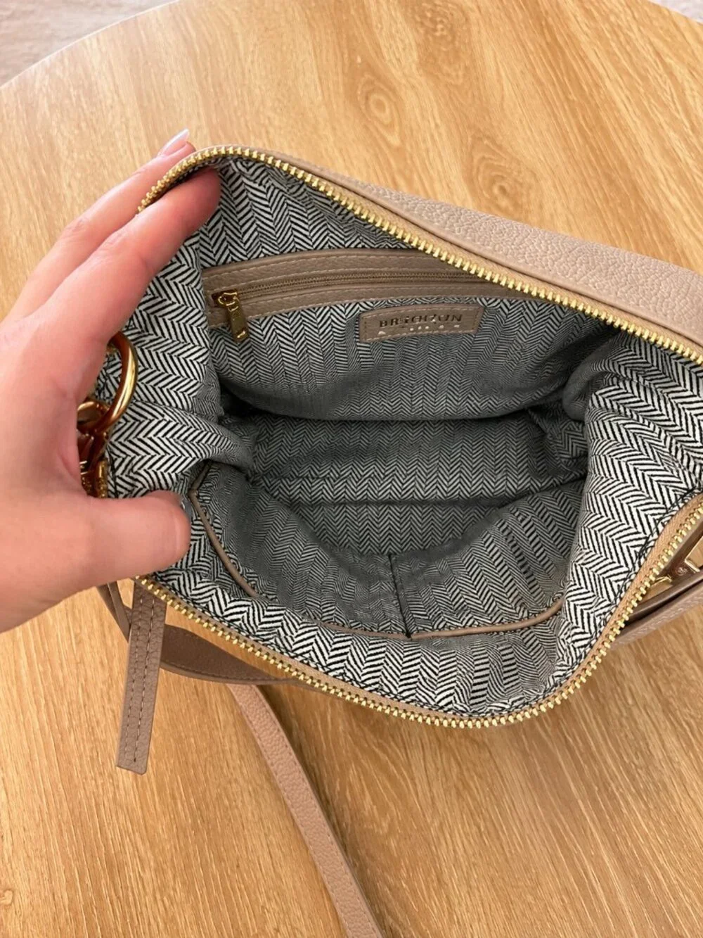 Urban Blush Pink Pebbled Crossbody Shoulder Bag